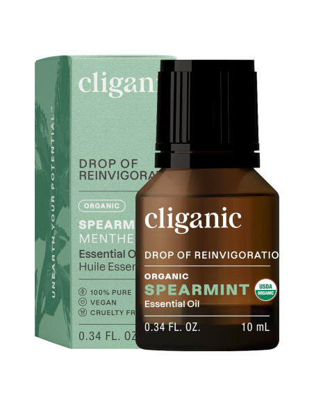 Aceite Esencial de Hierbabuena Cliganic 10ml Orgánico 100% Puro