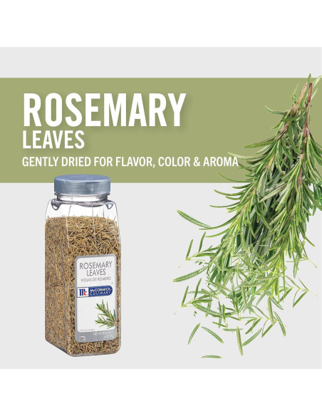 Hojas de Romero Secas McCormick Culinary 170 g - Sazonador Natural
