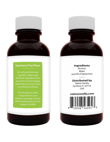 Extracto de Menta Verde Pura Vainilla Nativa 118.3 ml