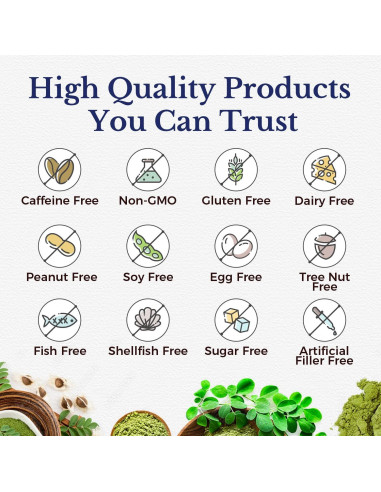 Cápsulas de Moringa Vitalitown 11g - 90 Cápsulas Puras