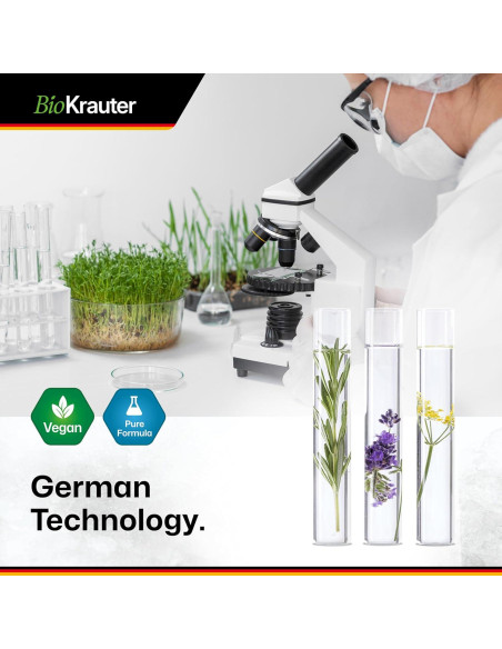 Cápsulas de Menta Verde BIO KRAUTER 1000 mg - 100 Unidades - Suplemento Vegano Digestivo