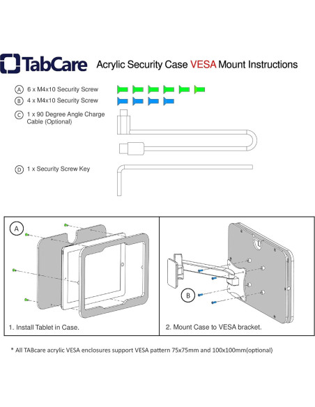 Funda Acrílica Antirrobo TABcare para Lenovo TAB M10 Plus 10.6"