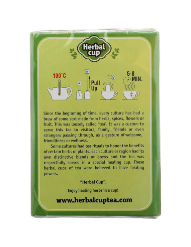 Té Herbal Orgánico de Moringa y Cúrcuma Herbal Cup - 16 Bolsitas