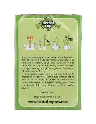 Té Herbal Orgánico de Moringa y Cúrcuma Herbal Cup - 16 Bolsitas
