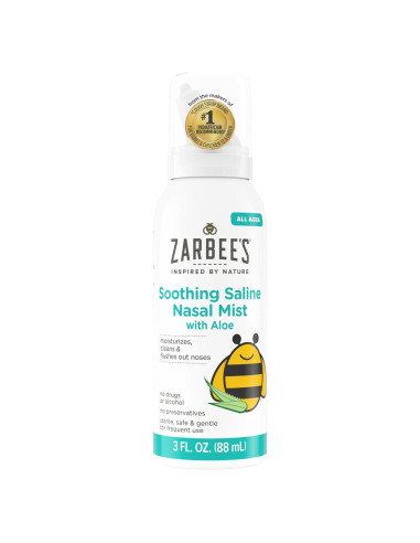 Mist nasal salino Zarbee 89 ml con aloe para todas las edades