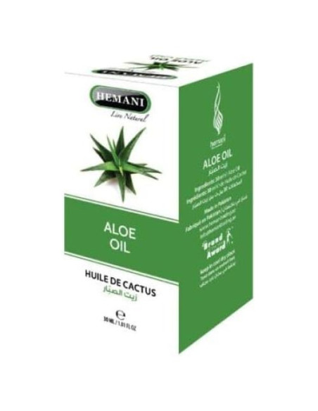 Aceite de Aloe Vera Hemani 30ml - Hidratante Natural para Piel y Cabello