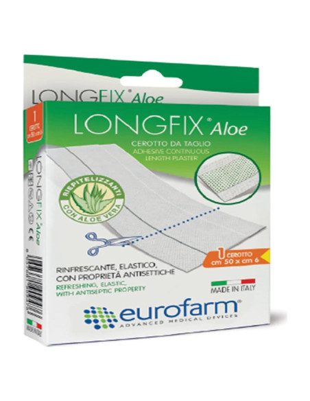 Vendaje Adhesivo Longfix Aloe 50.8 x 7.6 cm - Alivio del Dolor