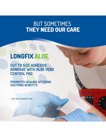 Vendaje Adhesivo Longfix Aloe 50.8 x 7.6 cm - Alivio del Dolor