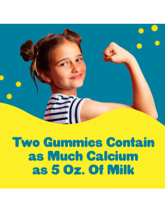 Gomitas L'il Critters Soporte Óseo 120ct - Calcio y Vitamina D 2