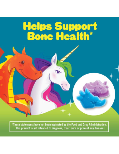 Gomitas L'il Critters Soporte Óseo 120ct - Calcio y Vitamina D