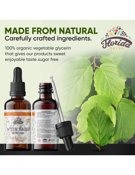 Tintura de Hamamelis Florida Herbs 2 x 60 ml Orgánica