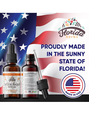 Tintura de Hamamelis Florida Herbs 2 x 60 ml Orgánica