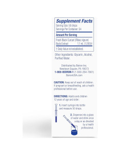 Suplemento Herbal de Grosella Negra Boiron 60 ml 2