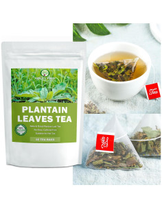 Té de Hoja de Plátano Seco HOLFLYING - 40 Bolsitas 100% Natural 2
