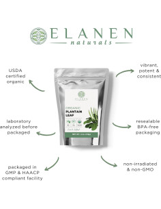 Hoja de Plátano Orgánica 113g Elanen Naturals - Certificada USDA 2
