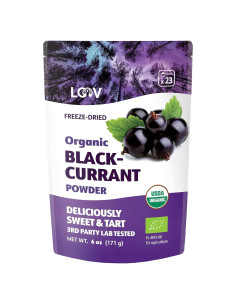 Polvo de Grosella Negra Orgánico LOOV 170 g Liofilizado