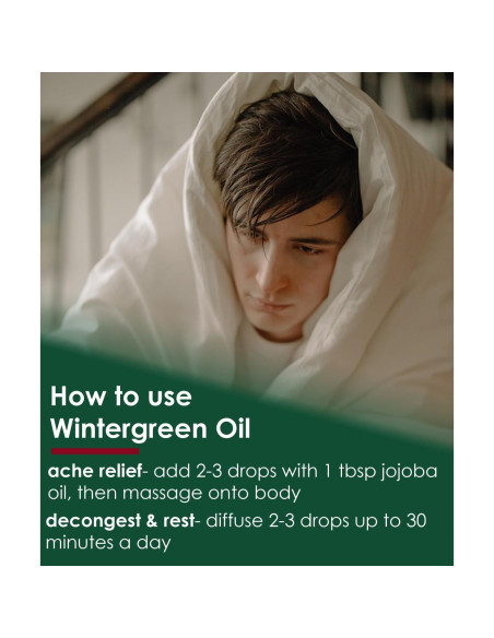 Aceite Esencial Puro GreenHealth Gaulteria 946 ml - Aromaterapia Aceite Esencial Puro GreenHealth Gaulteria 946 ml - Aromaterapia