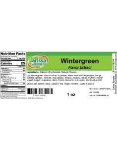 Extracto de Sabor a Menta Larissa Veronica 28 g - Natural y Vegano 2