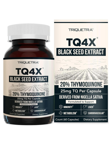 Cápsulas de Aceite de Semilla Negra TQ-Advanced 4X 25mg - 60 Unidades