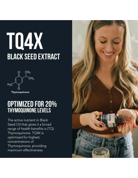 Cápsulas de Aceite de Semilla Negra TQ-Advanced 4X 25mg - 60 Unidades