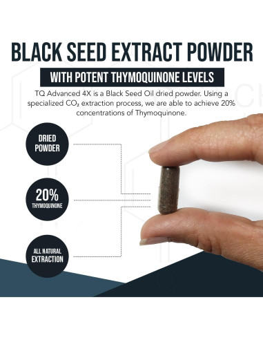 Cápsulas de Aceite de Semilla Negra TQ-Advanced 4X 25mg - 60 Unidades