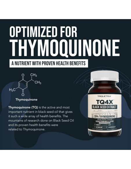 Cápsulas de Aceite de Semilla Negra TQ-Advanced 4X 25mg - 60 Unidades