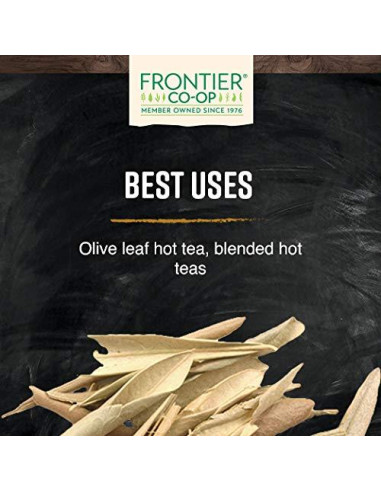 Hojas de Olivo Orgánicas Enteras Frontier Co-op 454g - Kosher