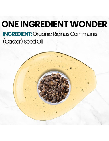 Aceite de Ricino Orgánico Florisan 473ml Prensado en Frío