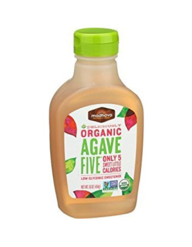 Edulcorante Líquido de Agave Orgánico Madhava 473 ml