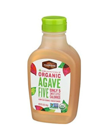 Edulcorante Líquido de Agave Orgánico Madhava 473 ml
