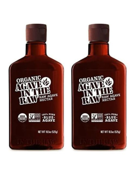 Néctar de Agave Orgánico In The Raw 548.8 ml - Vegano, Sin Gluten
