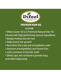 Difeel Aceite de Ricino Natural 210ml para Crecimiento Cabello 2