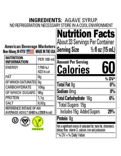 Néctar de Agave Azul Orgánico Reál - 3 Botellas de 500 ML 2