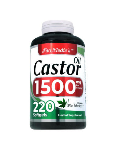 Suplemento de Aceite de Ricino Orgánico FITO MEDIC'S 220 Geles