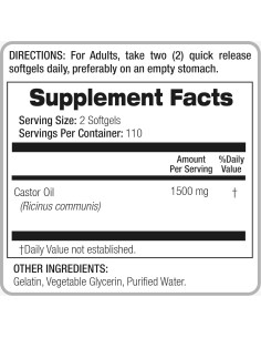Suplemento de Aceite de Ricino Orgánico FITO MEDIC'S 220 Geles 2