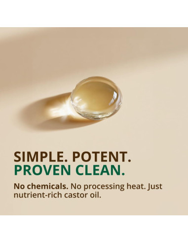 Aceite de Ricino Orgánico RejuveNaturals 473ml - Crecimiento Cabello