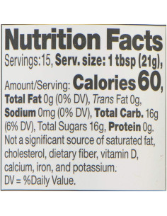 Néctar de Agave Orgánico Madhava Ámbar 333.4 g 2