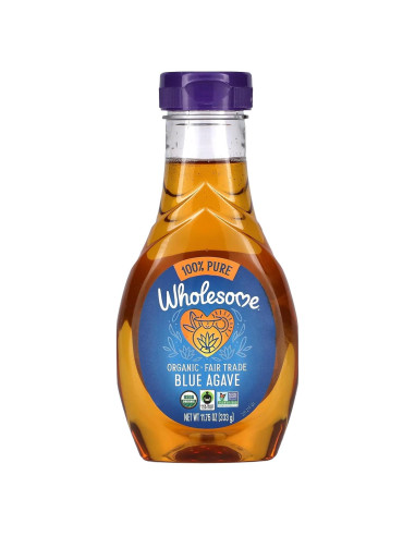 Néctar de Agave Azul Orgánico Wholesome 332g Comercio Justo