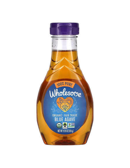 Néctar de Agave Azul Orgánico Wholesome 332g Comercio Justo