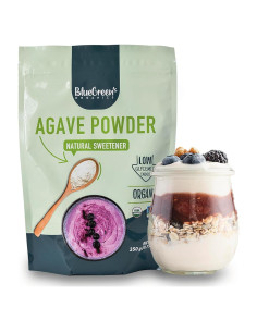 Polvo de Agave Orgánico AZUL VERDE 0.35 Kg Keto Vegano