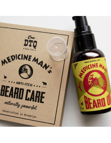 Aceite para Barba Antipicazón Medicine Man 59 ml - 100% Natural