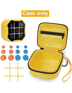 Funda GWCASE para GiiKER Tic Tac Toe 3-en-1 Amarillo 2