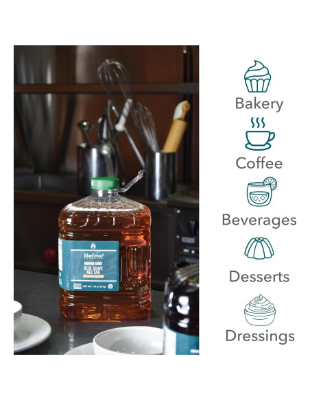 Jarabe de Agave Orgánico Blue Green 176 Oz Sin Gluten