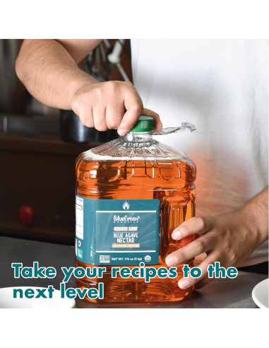 Jarabe de Agave Orgánico Blue Green 176 Oz Sin Gluten
