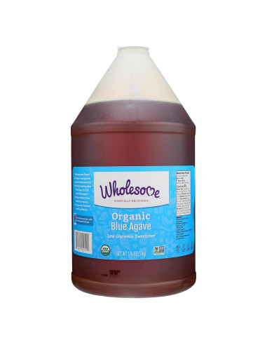 Edulcorante Orgánico de Agave Azul Wholesome 5L - Sin Gluten