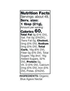 Jarabe de Agave Azul Orgánico Kirkland - 2 Botellas 1.06 L 2