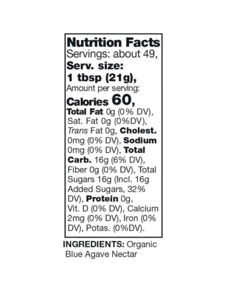 Jarabe de Agave Azul Orgánico Kirkland - 2 Botellas 1.06 L