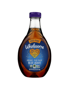 Jarabe de Agave Azul Orgánico Wholesome 1240g - Bajo IG