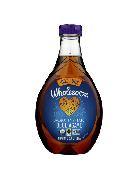 Jarabe de Agave Azul Orgánico Wholesome 1240g - Bajo IG