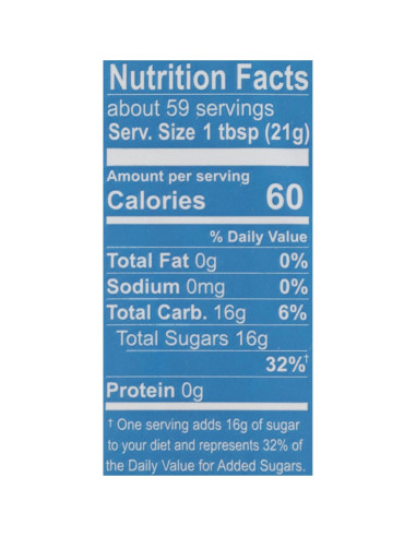 Jarabe de Agave Azul Orgánico Wholesome 1240g - Bajo IG